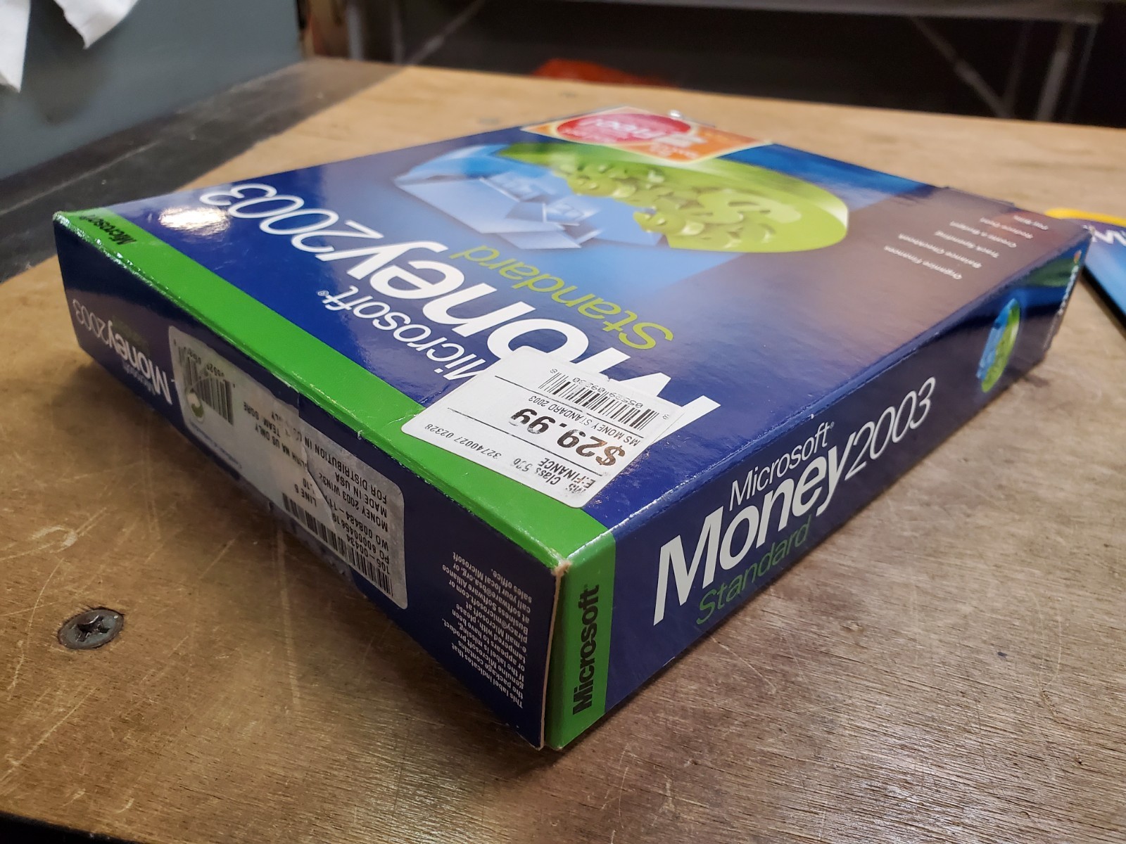 Microsoft Money 2003 Standard PC Software in Box For Windows 98, 2000, ME, XP+
