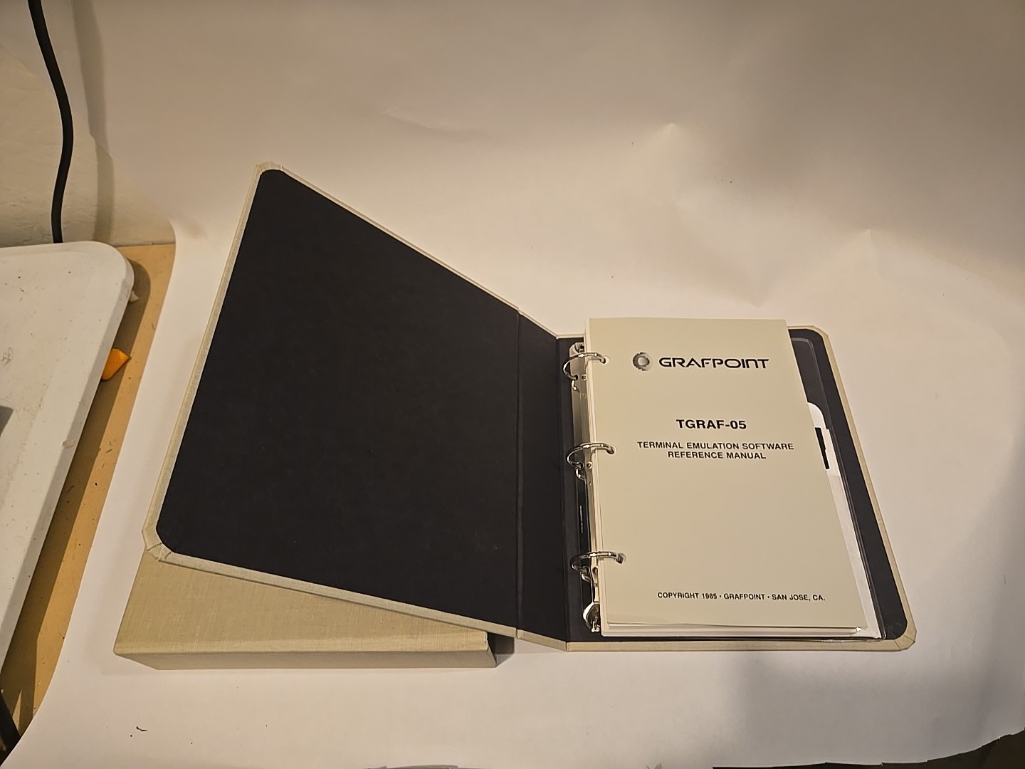 GRAFPOINT TGRAF-05 TERMINAL EMULATION SOFTWARE AI IBM Rare Vintage 5.25″ Disks