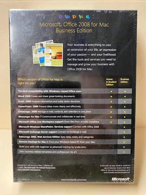 Microsoft Office for Mac 2008 Business Edition_GYD-00001