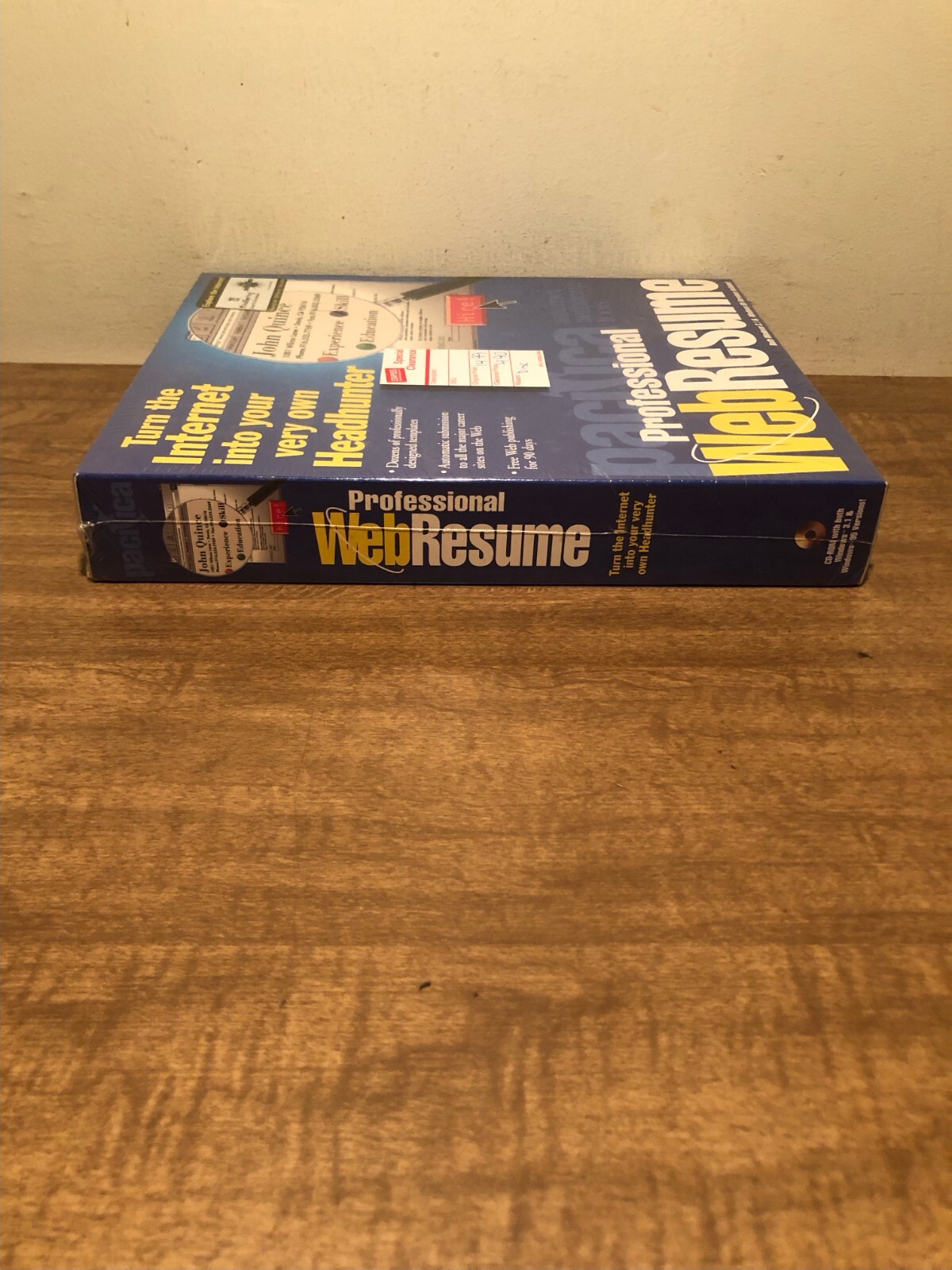 Professional Web Resume CD-ROM Windows 3.1 & 95 New & Sealed