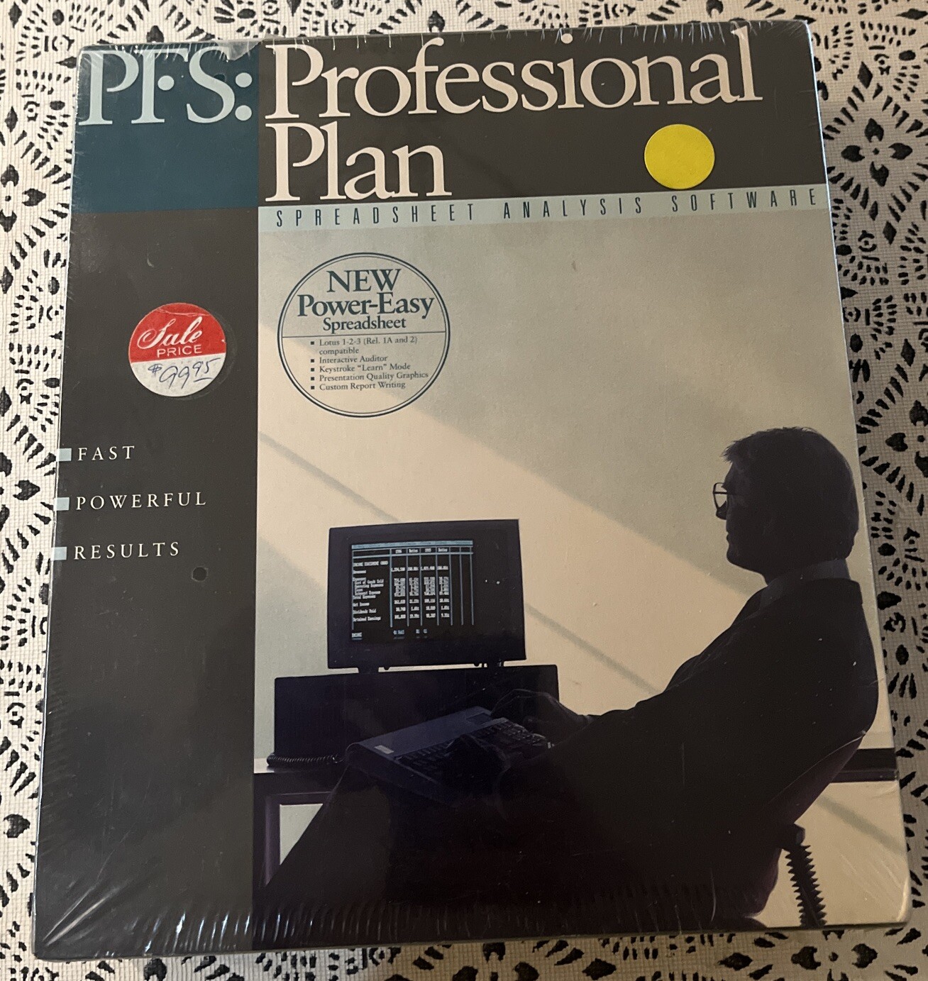 PFS Professional Plan Software – Spreadsheet Analysis Software – New Old Stock