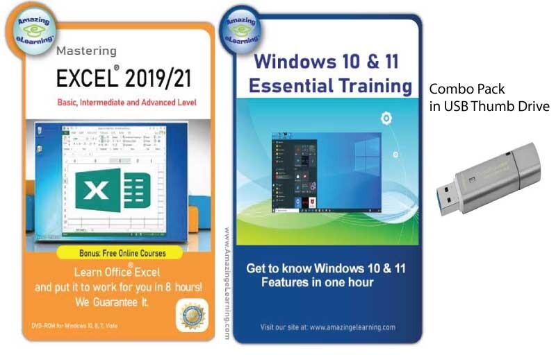 Learn Excel 2019/2021 and Windows 10/11 – Basic to Advanced User
