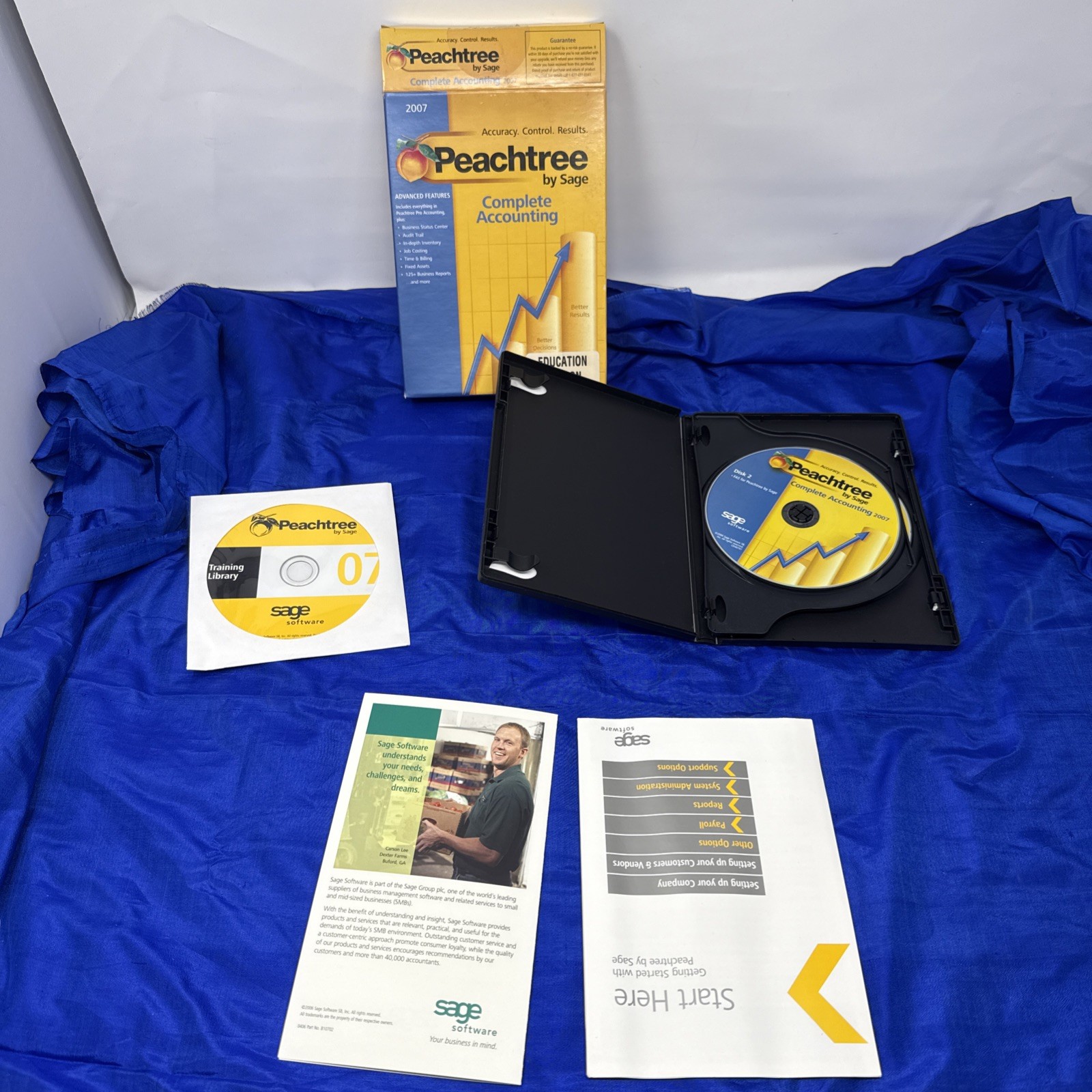 Sage Peachtree Complete Accounting 2007 Complete In Box
