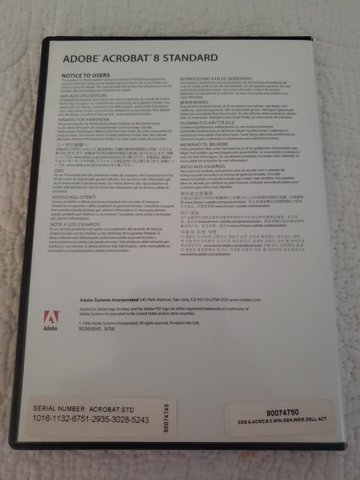 Adobe Acrobat 8 Standard For Windows