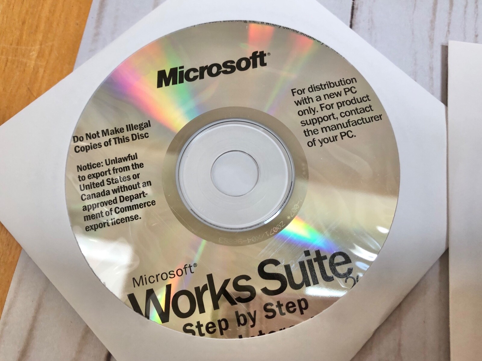 Dell Computer Resource CD’s Disk Setup Microsoft Works Suite 2000 Windows Me