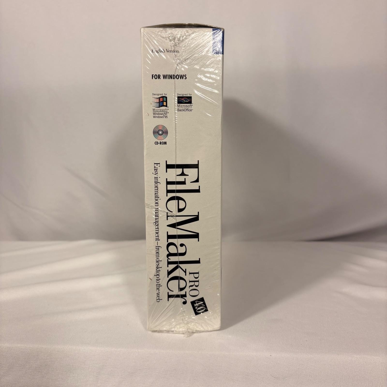 Claris FileMaker Pro 4.0 for Windows Vintage Database Software New Sealed Box