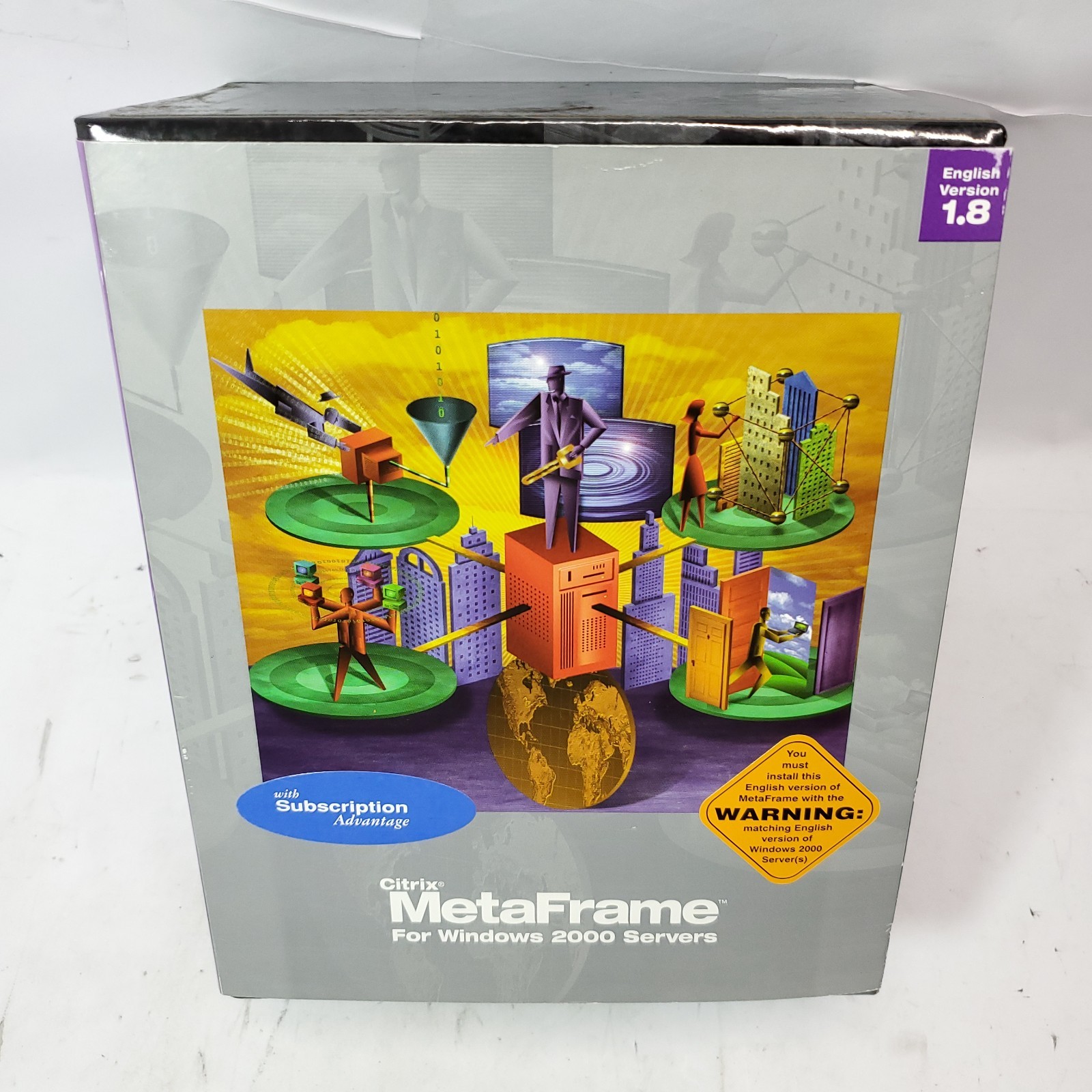 Citrix MetaFrame 1.8 for Windows 2000 Server License Kit No Discs Pre-owned
