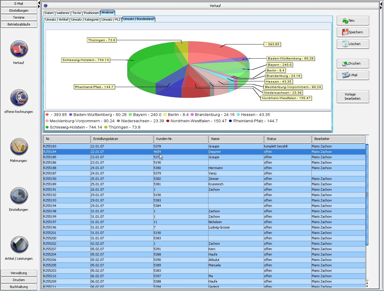 Invoice program for companies, entrepreneurs, invoice software calculation Pro, CD