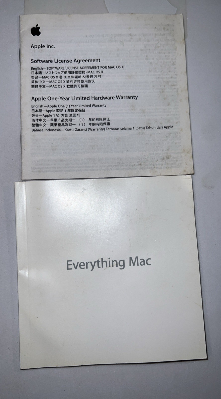 Mac OS X 10.6.3 Snow Leopard Install Apps 2-Disc Set Stickers MacBook Pro