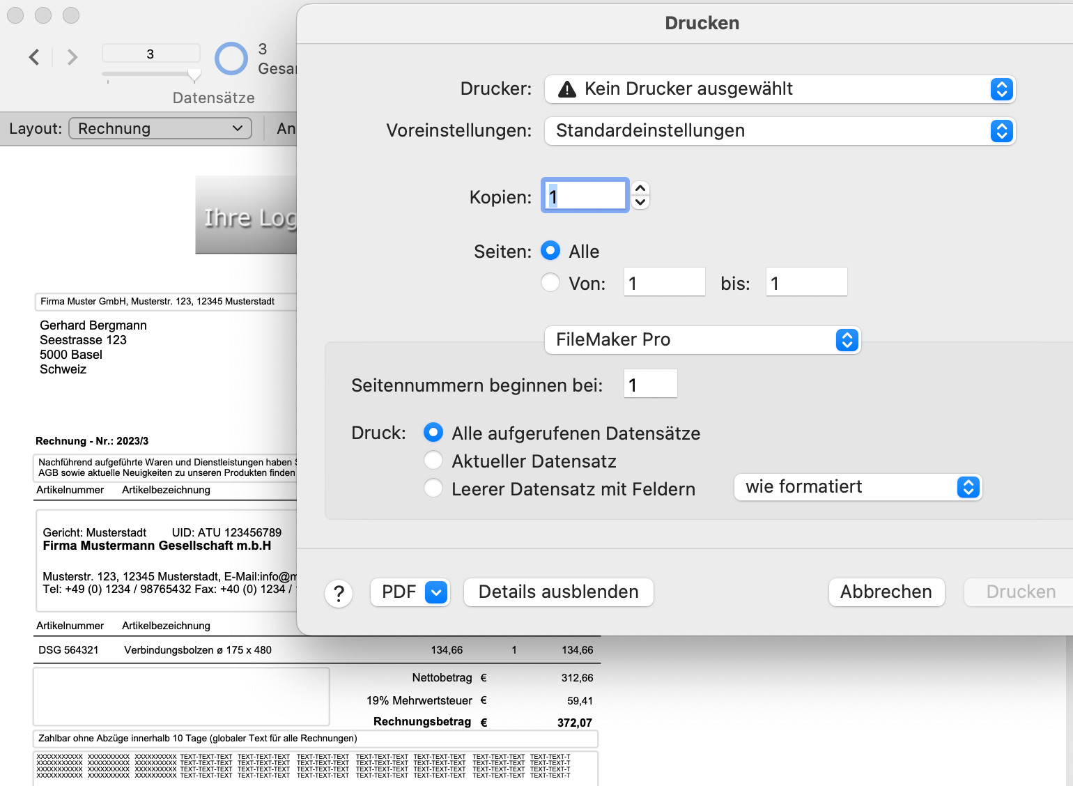 Warenwirtschaft Dienstleistungen Rechnungen Faktura Windows Mac 1x bezahlen