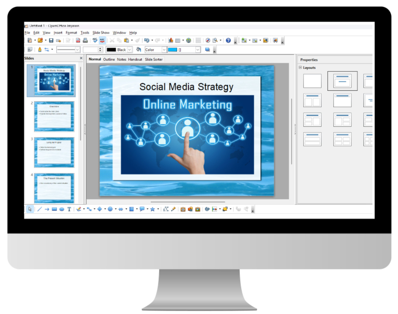 Open Office Software Suite for Windows – USB – Word Processing – Home & Office