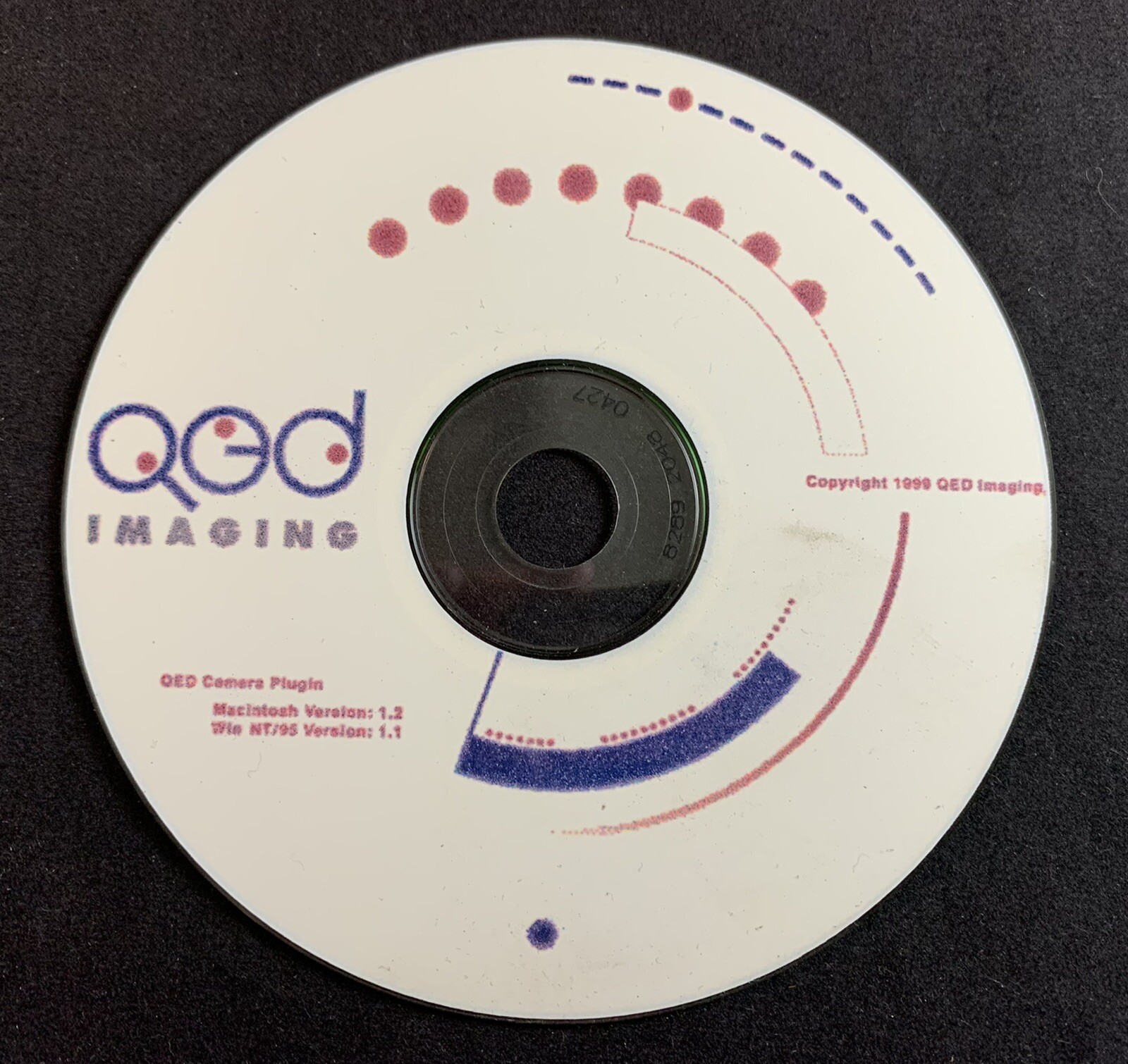QED Imaging Camera Plugin Macintosh Version 1.2 Win NT/95 Ver 1.1 CD-ROM (1999)