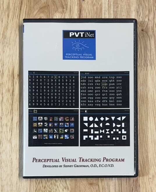 PVT iNet PERCEPTUAL VISUAL RACKING PROGRAM PC Windows/Mac CD-ROM Ver. 3.1.7 HTF