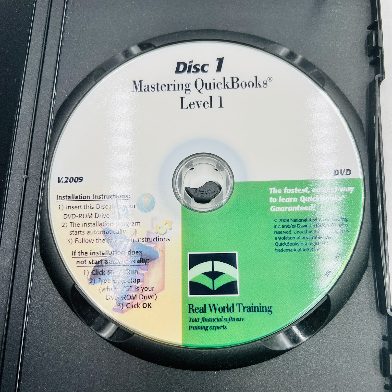 Mastering QuickBooks Real World Training 2 DVD Set Office Business Software