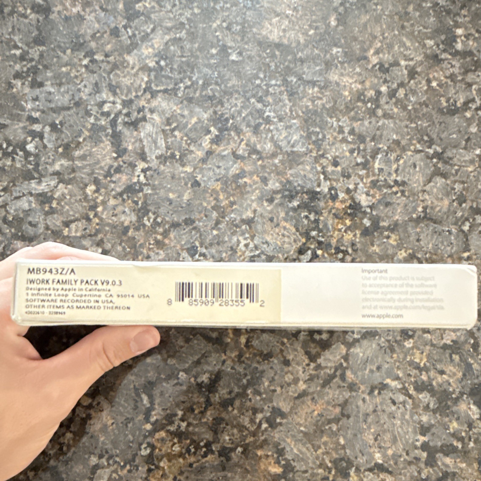 Apple iWork Family Pack v9.0.3 for Mac DVD English 5-Device MB943Z/A