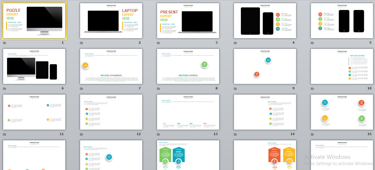 POWERPOINT TEMPLATES – Templates Powerpoint for presentation 002