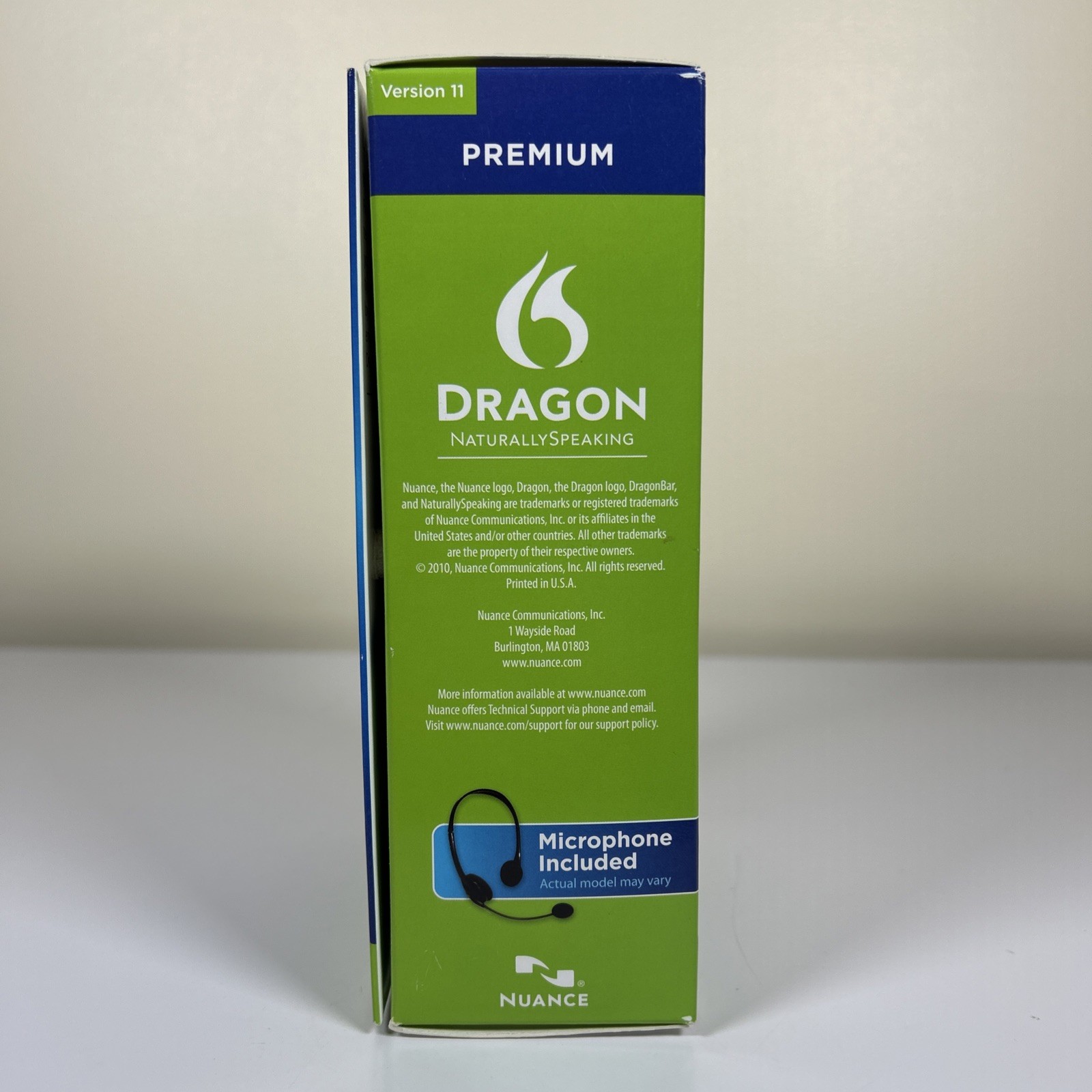 Nuance Dragon Naturally Speaking 11 Premium Speech Recognition Software PC – NEW