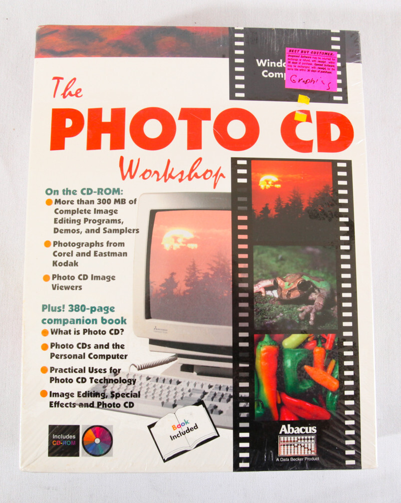 The Photo CD Workshop, CD-ROM and Book, Sealed