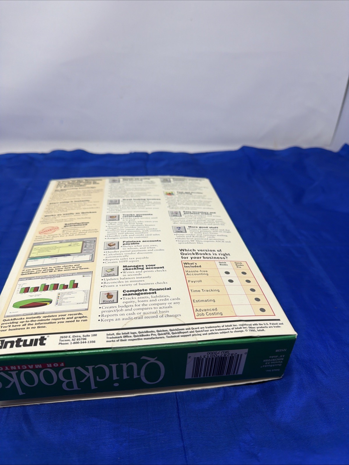 QuickBooks for Macintosh Version 3.0 Floppy Disk Vintage Accounting Software