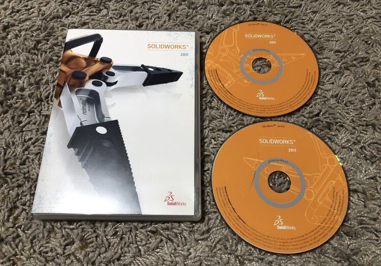 SolidWorks 2011 CAD Software 2 Discs