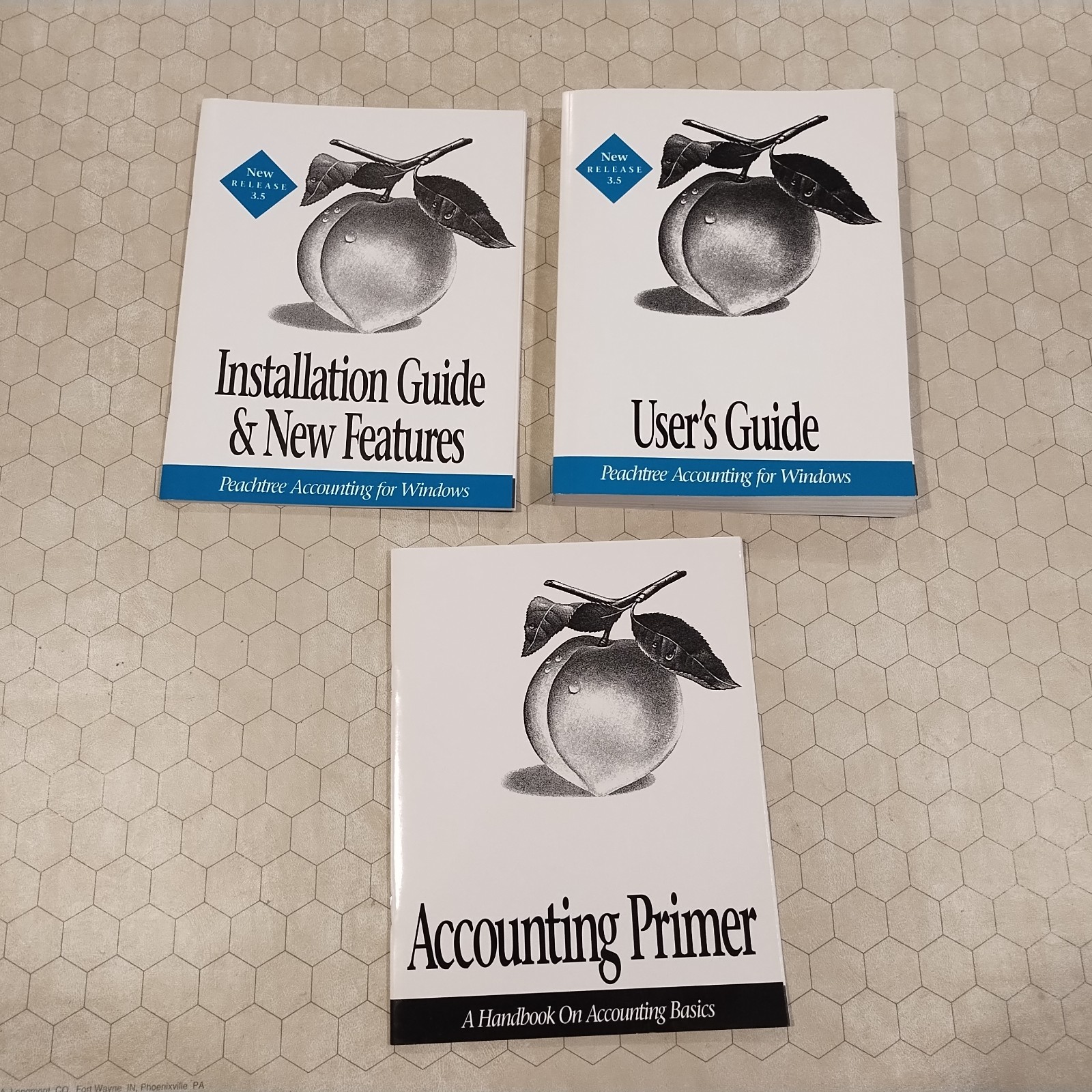 Peachtree Accounting Release 3.5, Windows 3.1/Windows 95, 1996