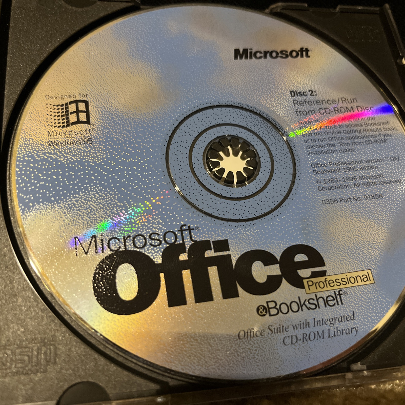 Microsoft Office Professional & Bookshelf Designed for Windows 95