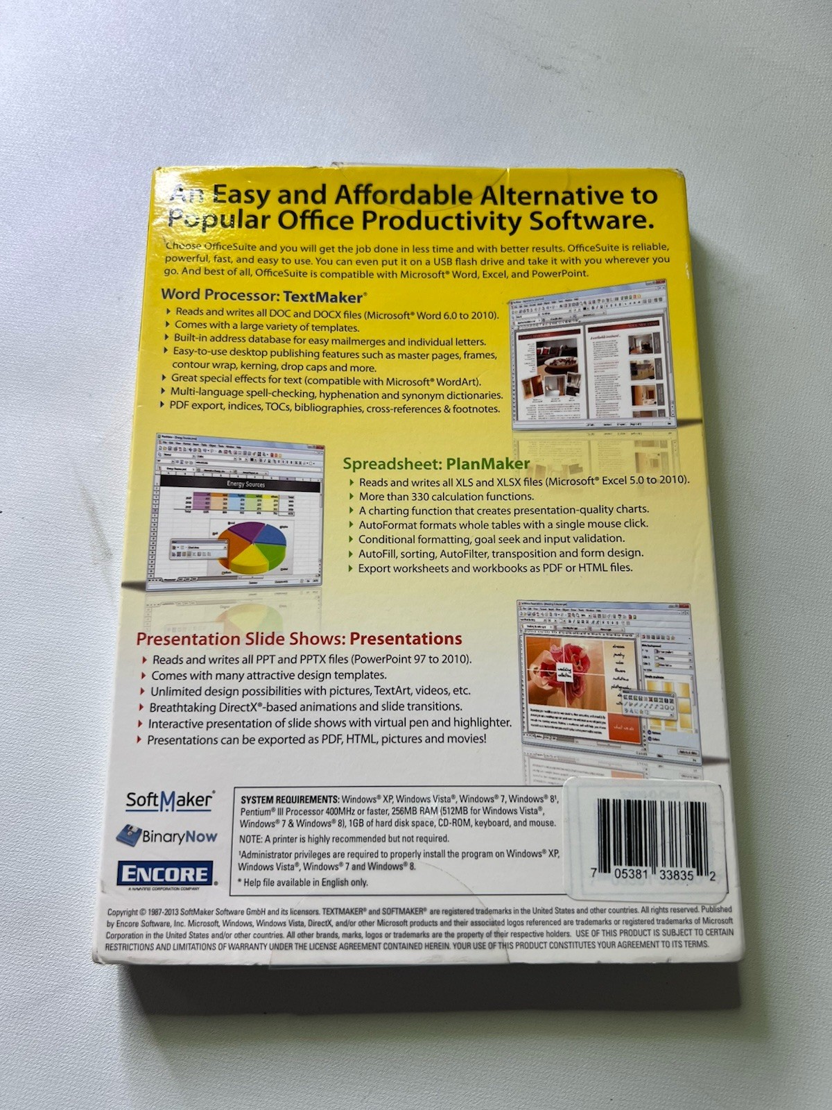 Encore Office Suite For Windows PC CD-ROM