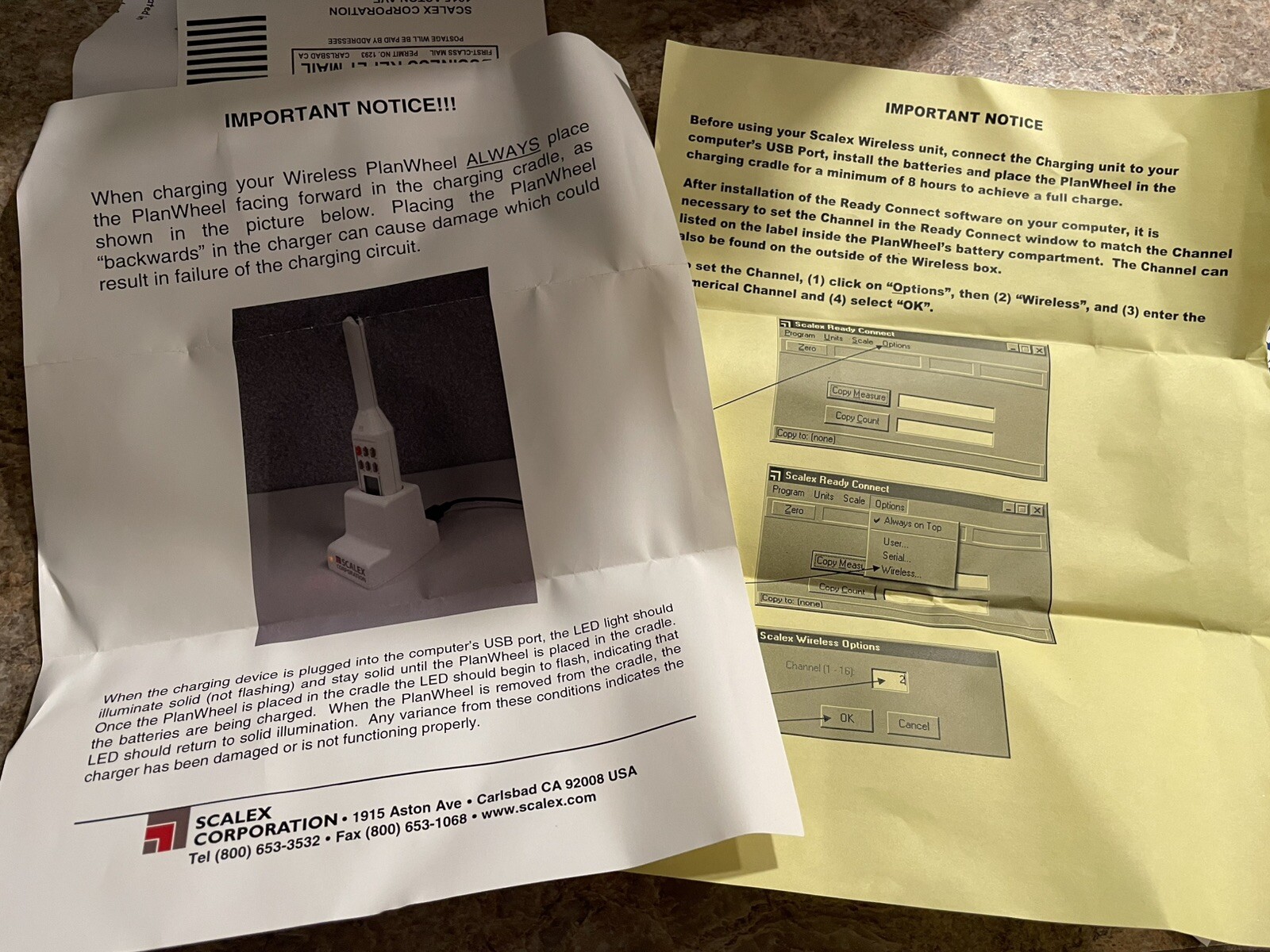 Vintage Scalex Wireless-Scale dimensions into any Windows® program