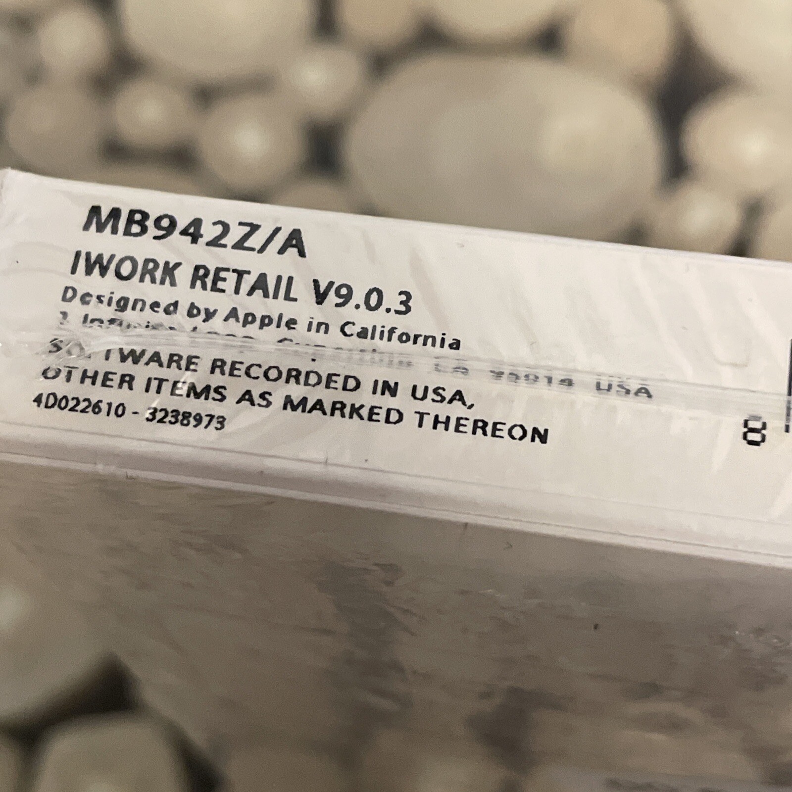 New APPLE IWORK 09 Family Pack Mac DVD-ROM v. 9.0.3 Authentic Sealed NIB $79 !