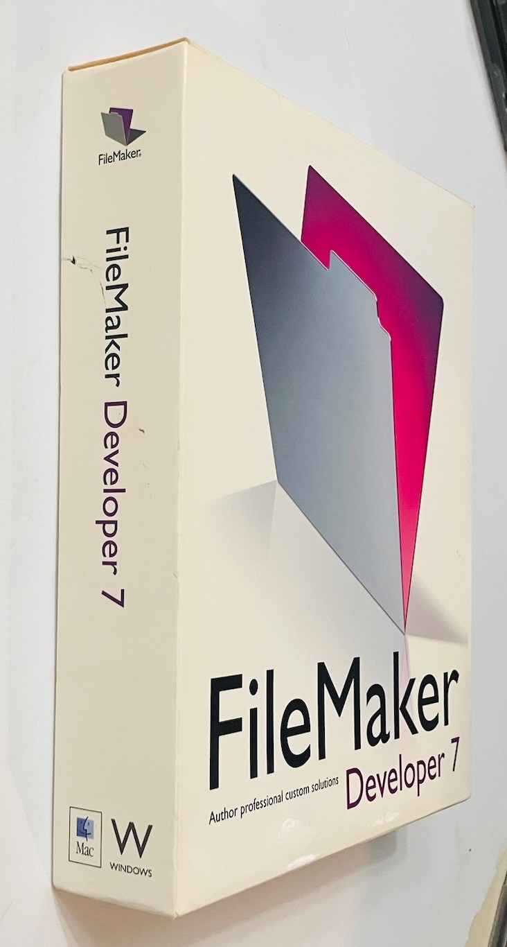 FileMaker Developer 7 Complete Box Set CD Manuals Mac Windows 2004 Database