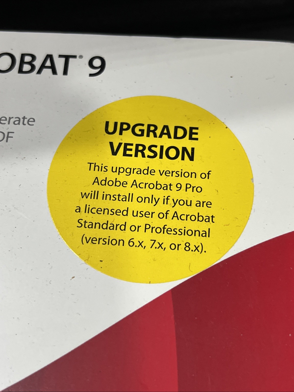Adobe Acrobat 9 Pro – Upgrade Version For Windows