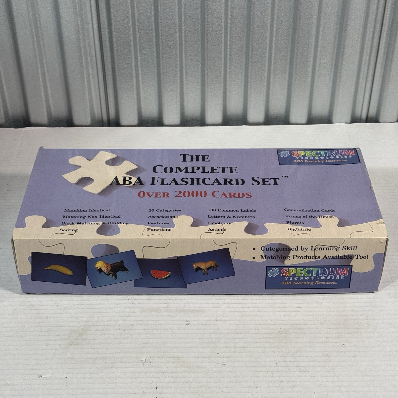 Spectrum ABA Learning Resources “The Complete ABA Flashcard Set” Over 2000 Cards