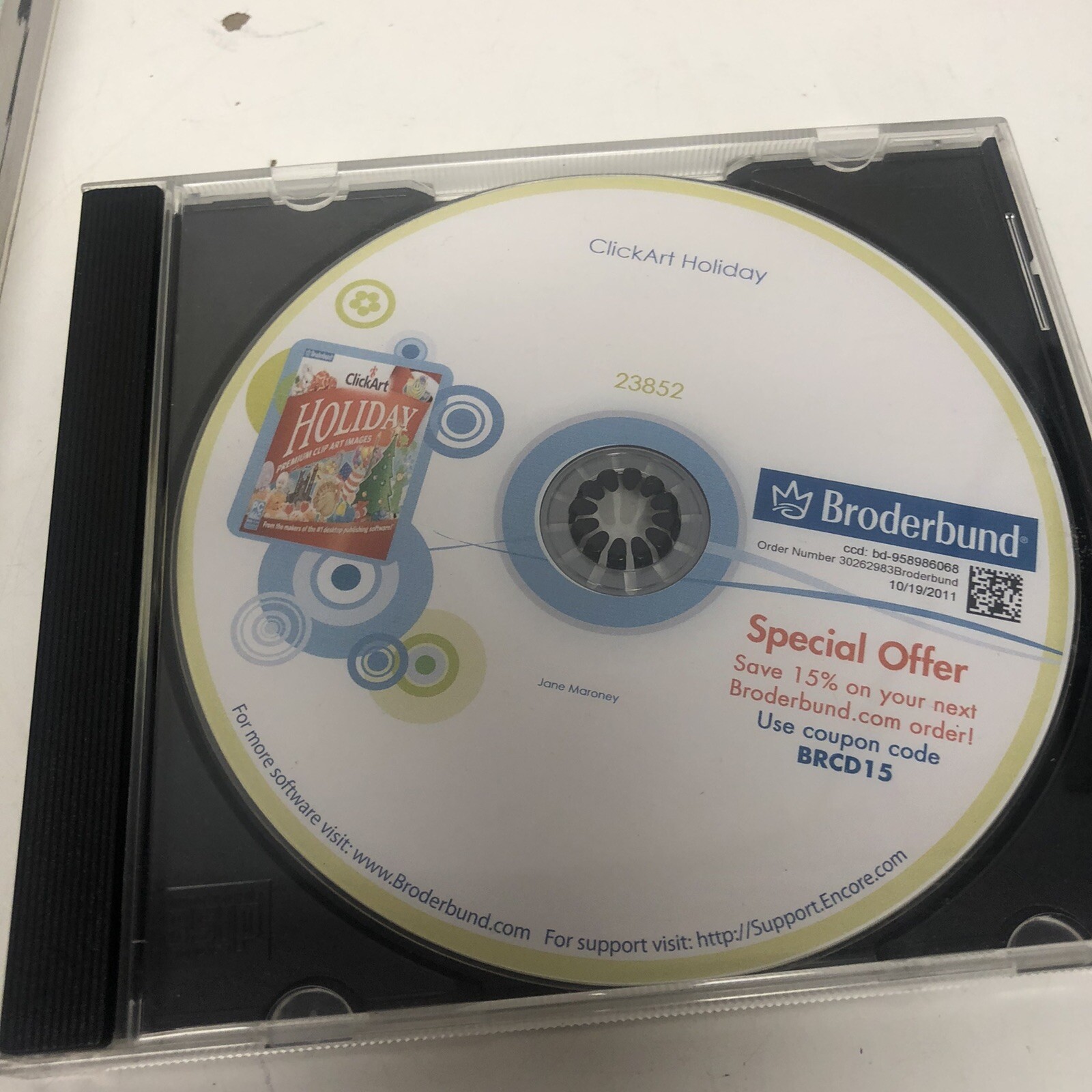 Broderbund ClickArt Celebrations & Holidays + Bonus Clickart Holiday cd