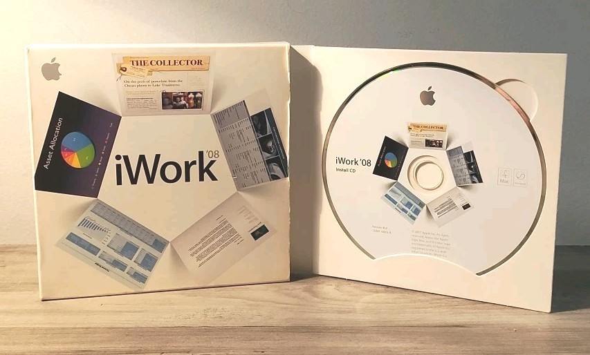 Apple iWork 08 For Mac, Excellent Condition, See Photos