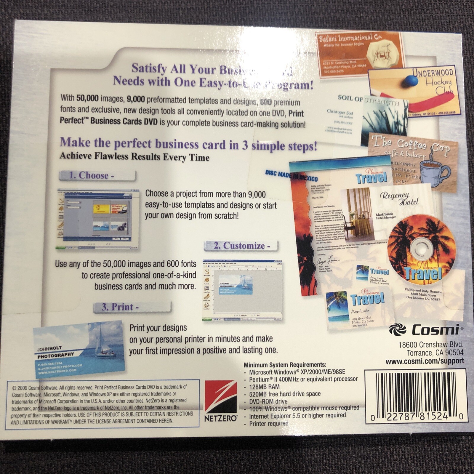 Cosmi Print Perfect Business Cards
