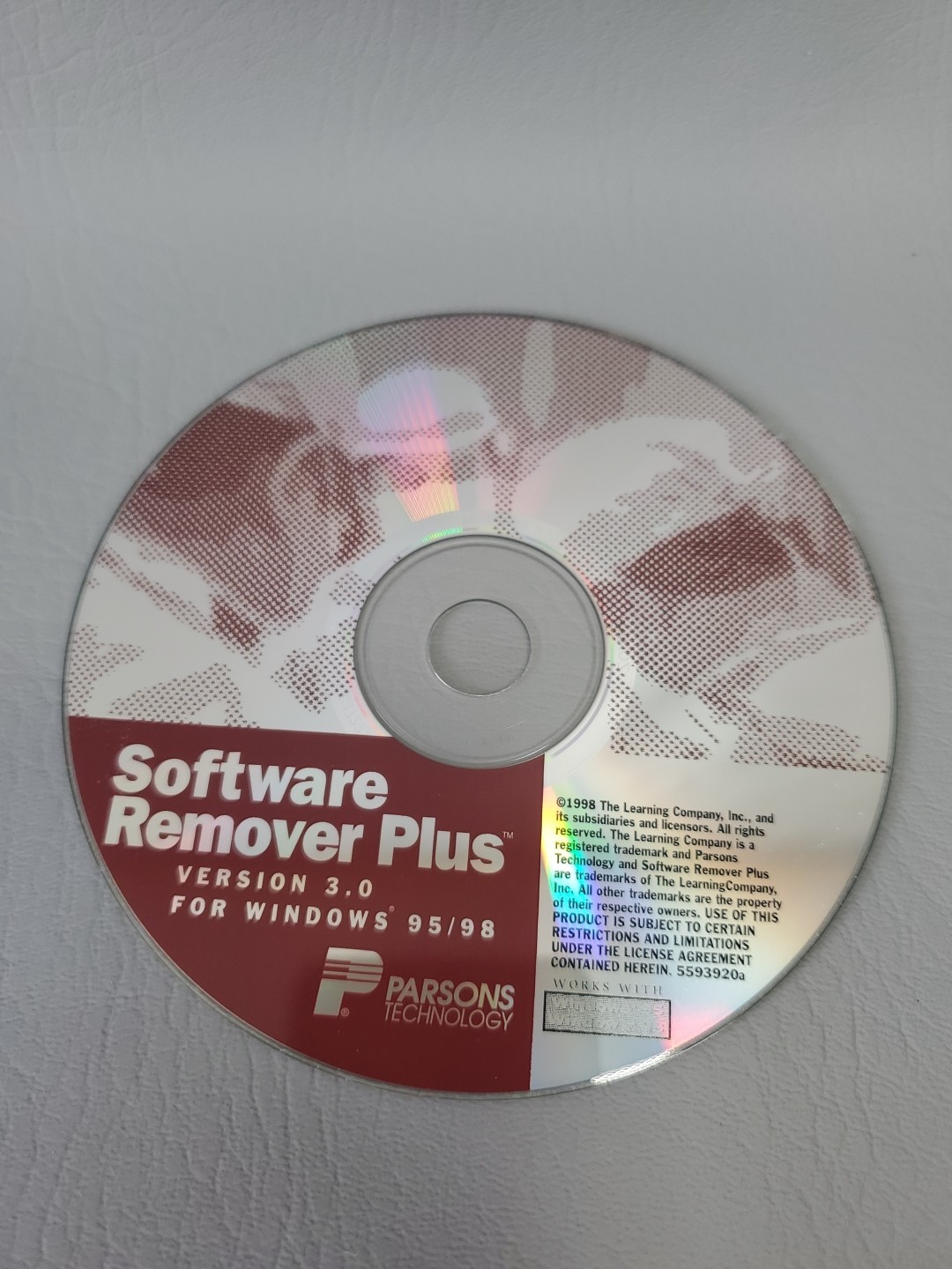 Parsons Technology Software Remover Plus v3.0 PC Computer Program 1998 CD CD-ROM