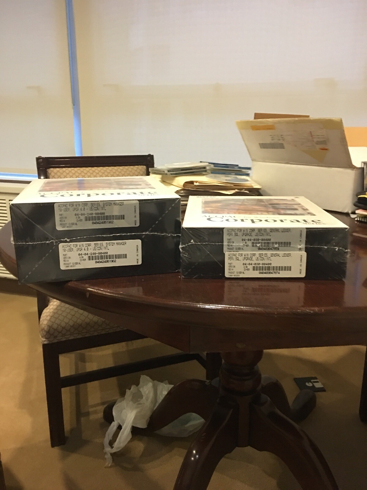 Sealed New ACCPAC For Windows 4.A SM, GL UPGRADE 10 Users. Originally $3500