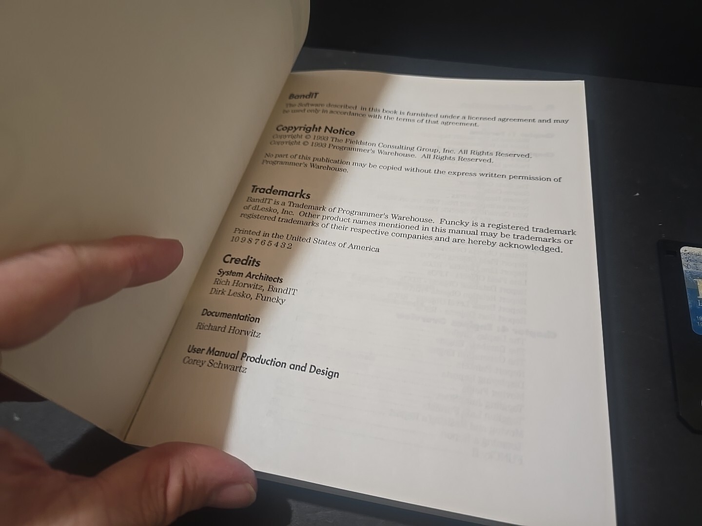 Bandit Linkable Report Writing Toolkit for CA-Clipper Programmers 1993 3.5″