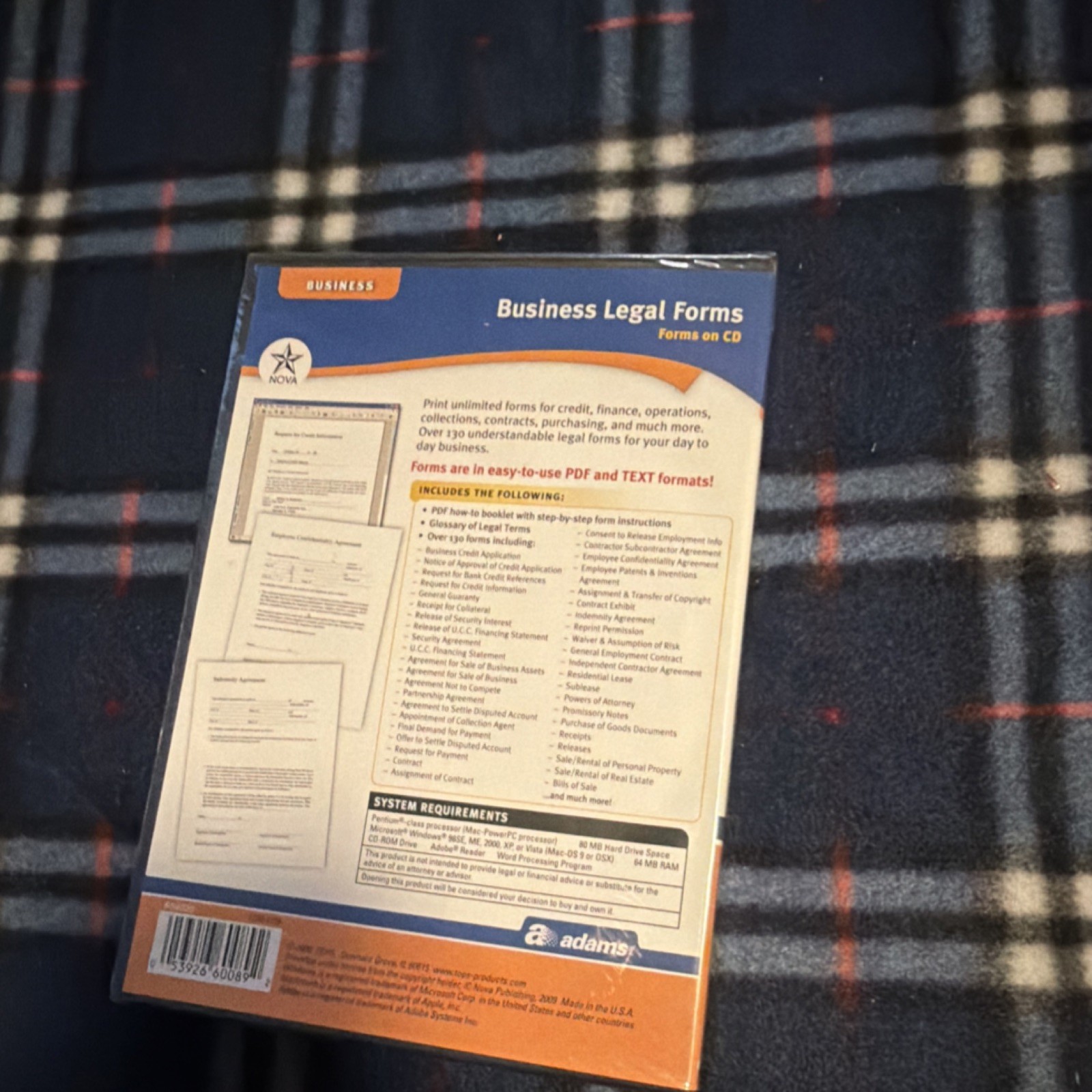 Lot of vintage business software – credit repair, legal forks and business cards