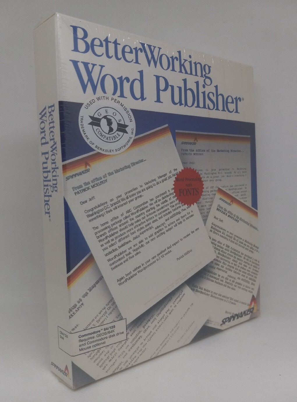 Commodore 64/128 – Better Working Word Publisher * New & Sealed VTG 1987