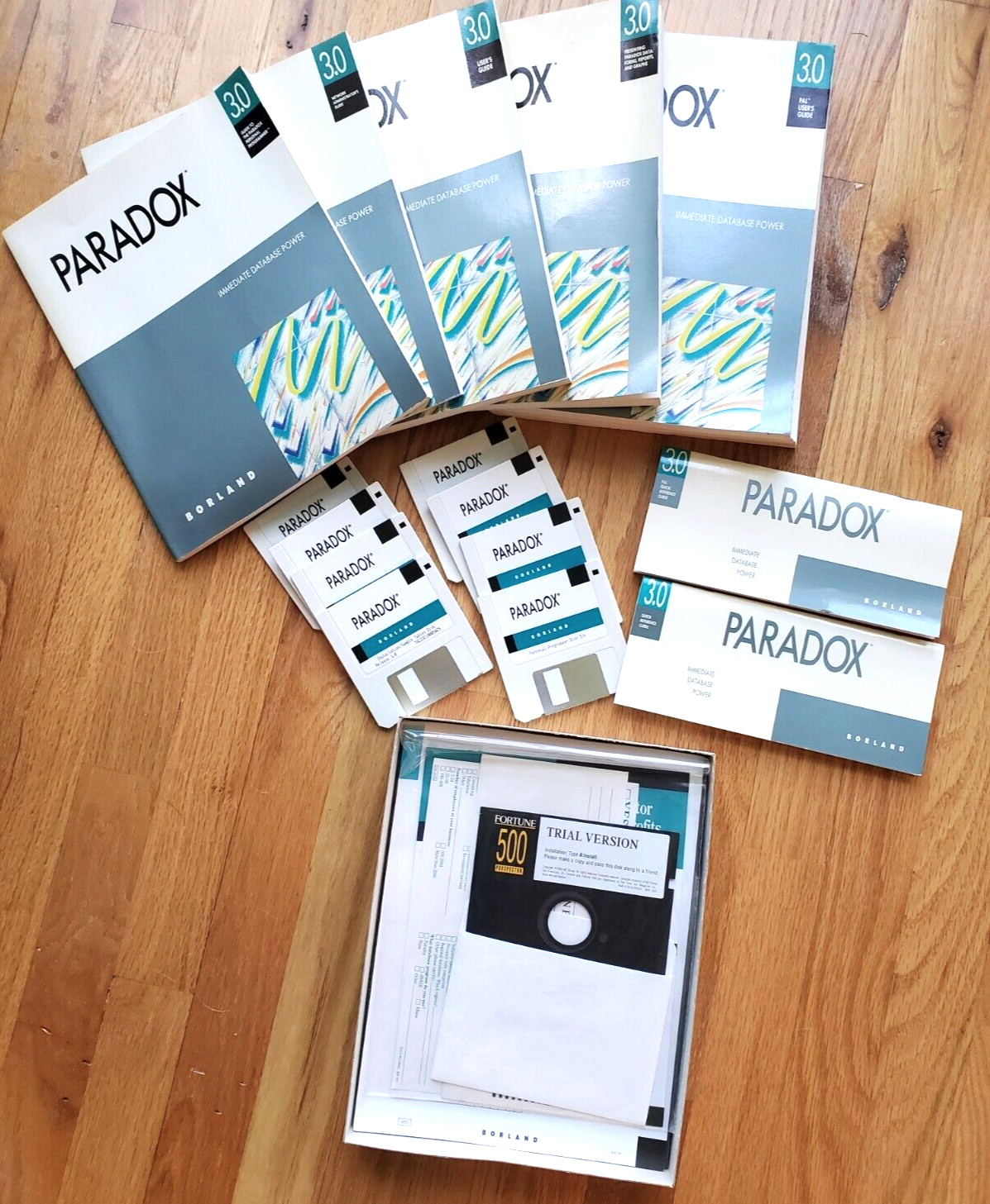 Paradox 3.0- by Borland, Relational Database Management System for MS DOS