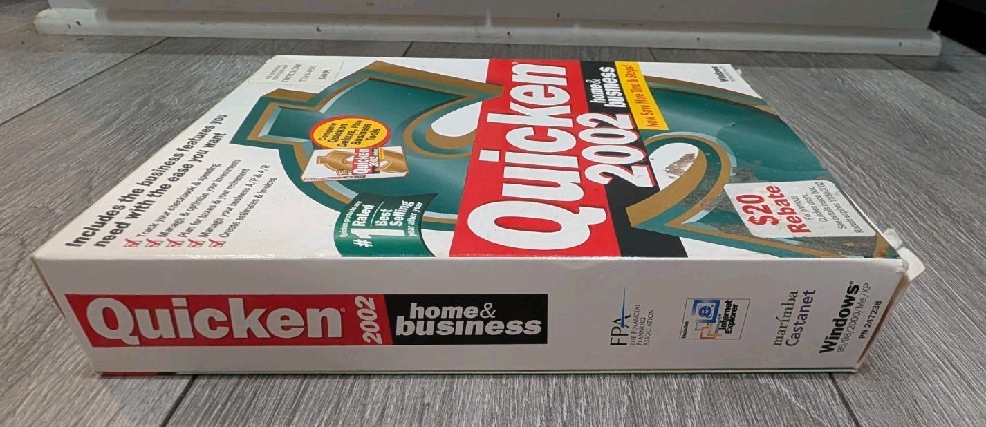 Quicken Home & Business Manage your Home & Business 2002