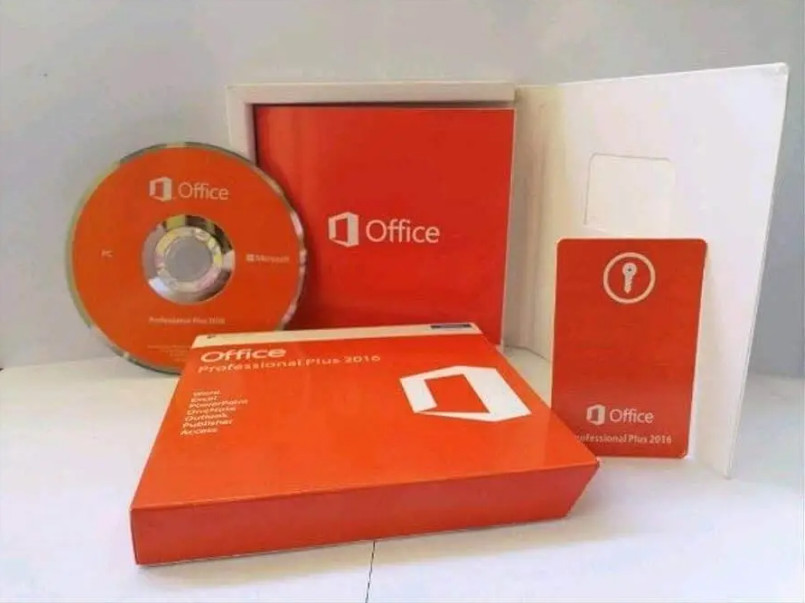 Microsoft Office 2016 Pro Plus | Lifetime License | DVD + Key Card | 1 PC | Win