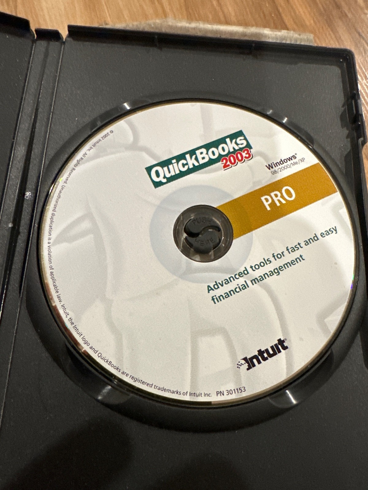 INTUIT QuickBooks Pro 2003 Financial Software Small Business