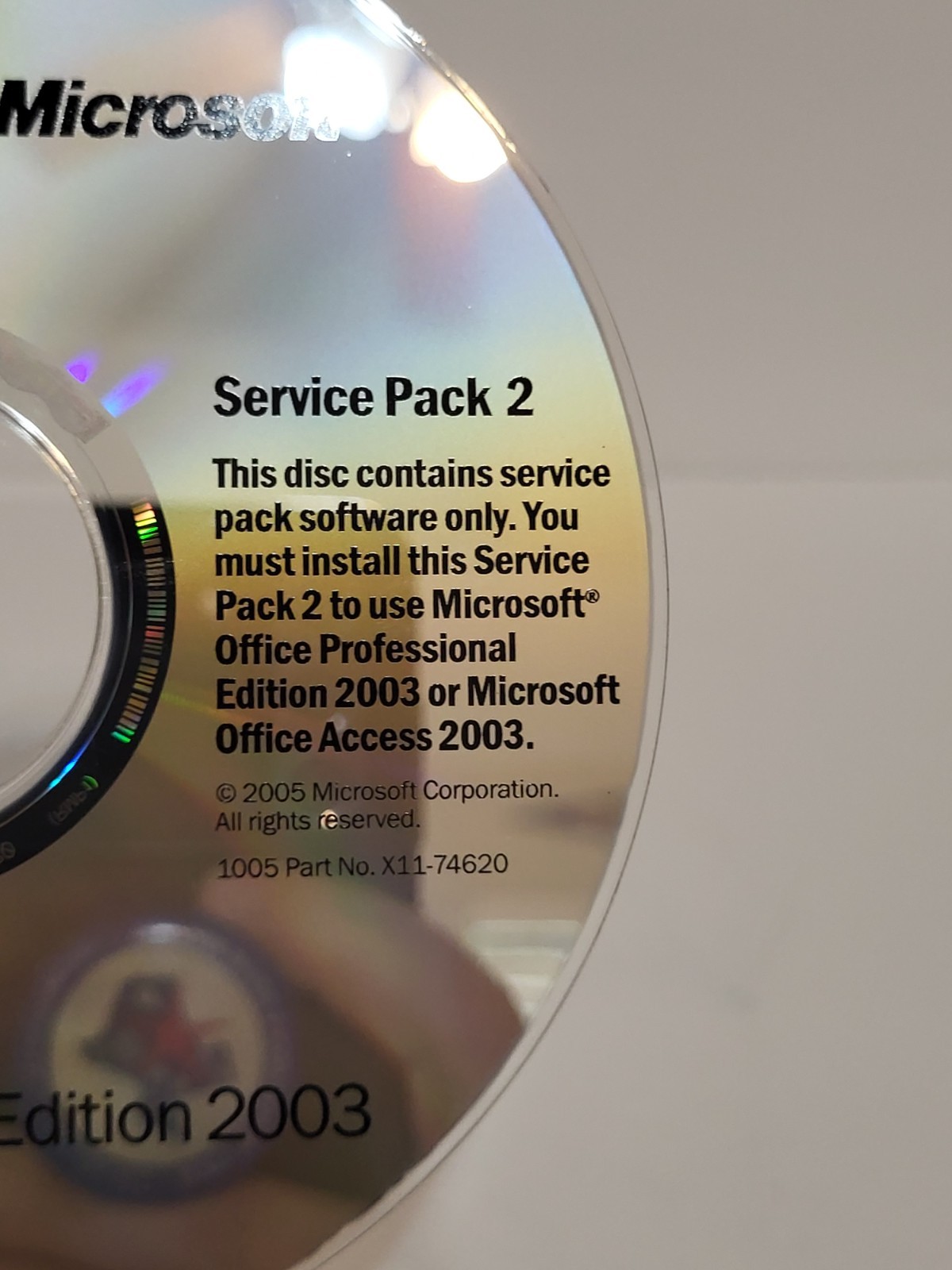 Microsoft Office Professional Edition 2003 OEM Upgrade & SP2 w/ PRODUCT KEY