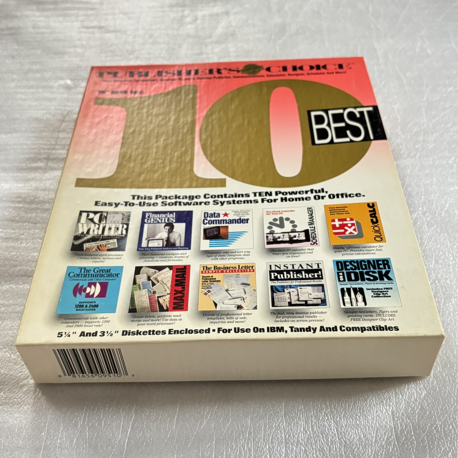 Publishers Choice 10 Best Tandy / IBM In Box