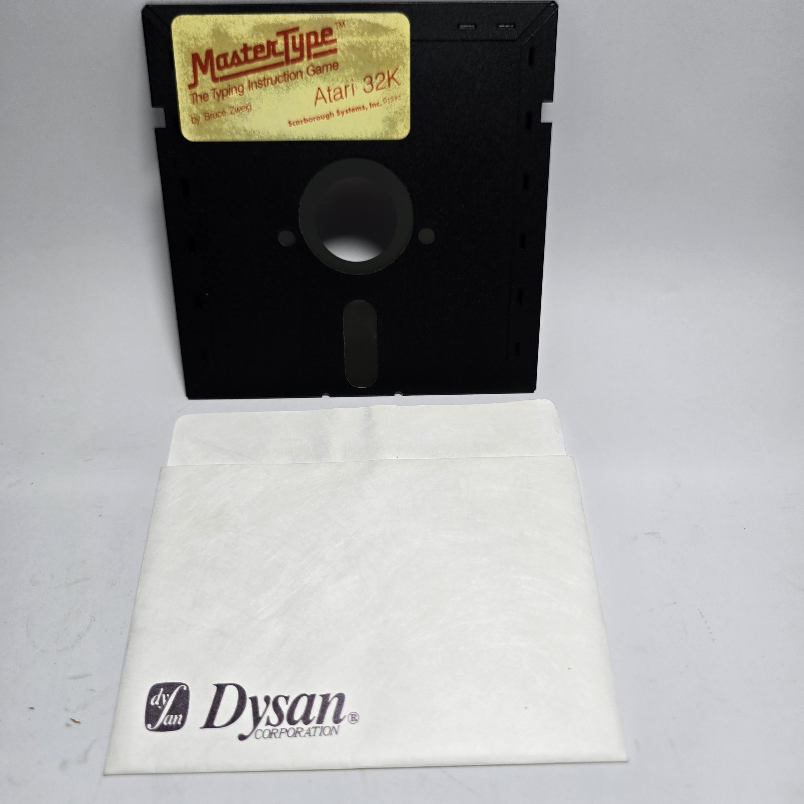 MasterType Typing Game Atari 400 800 XL 32K Computer Disk Untested