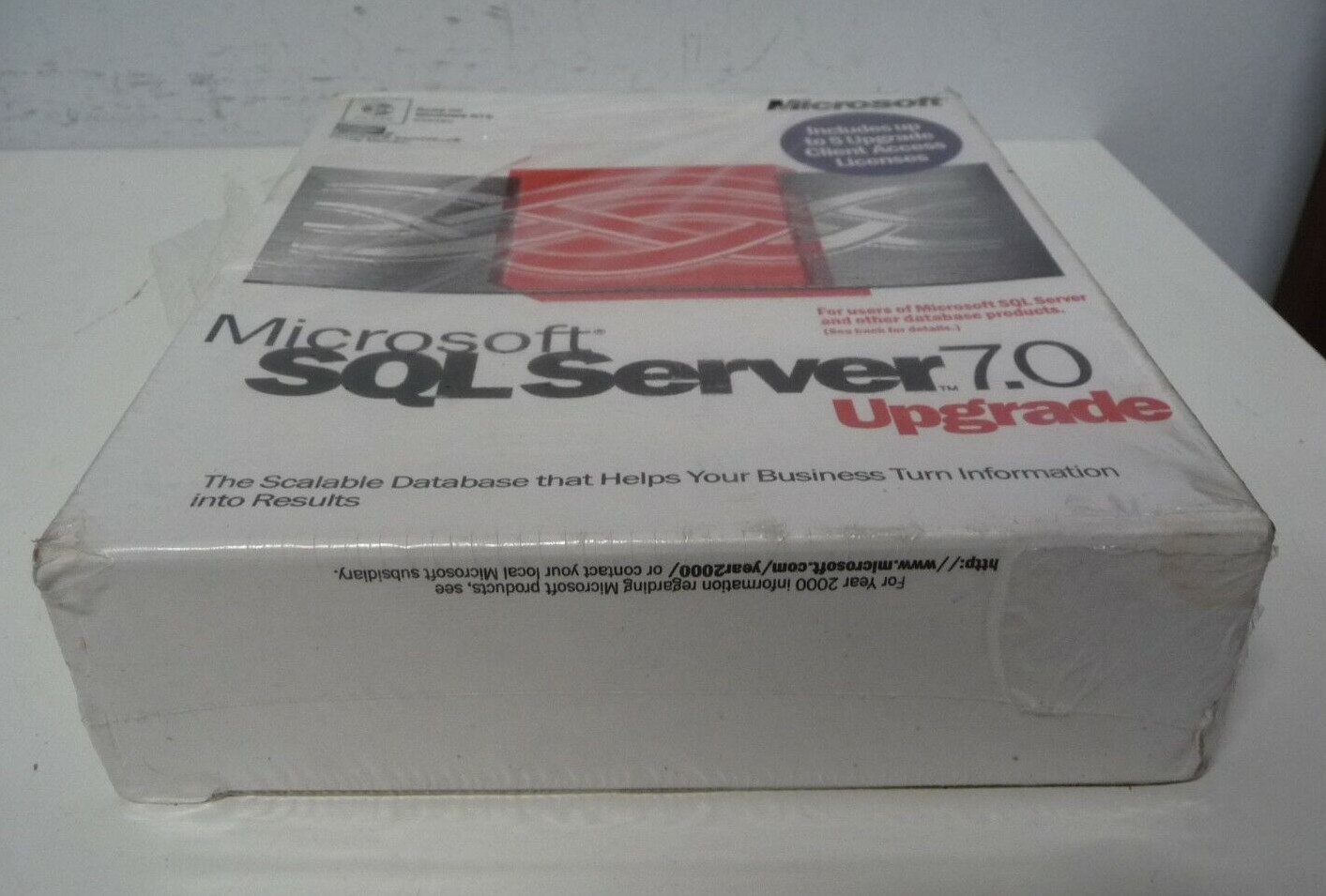 Microsoft SQL Server 7.0 Promotional Sample Supports 5 Clients Factory Sealed