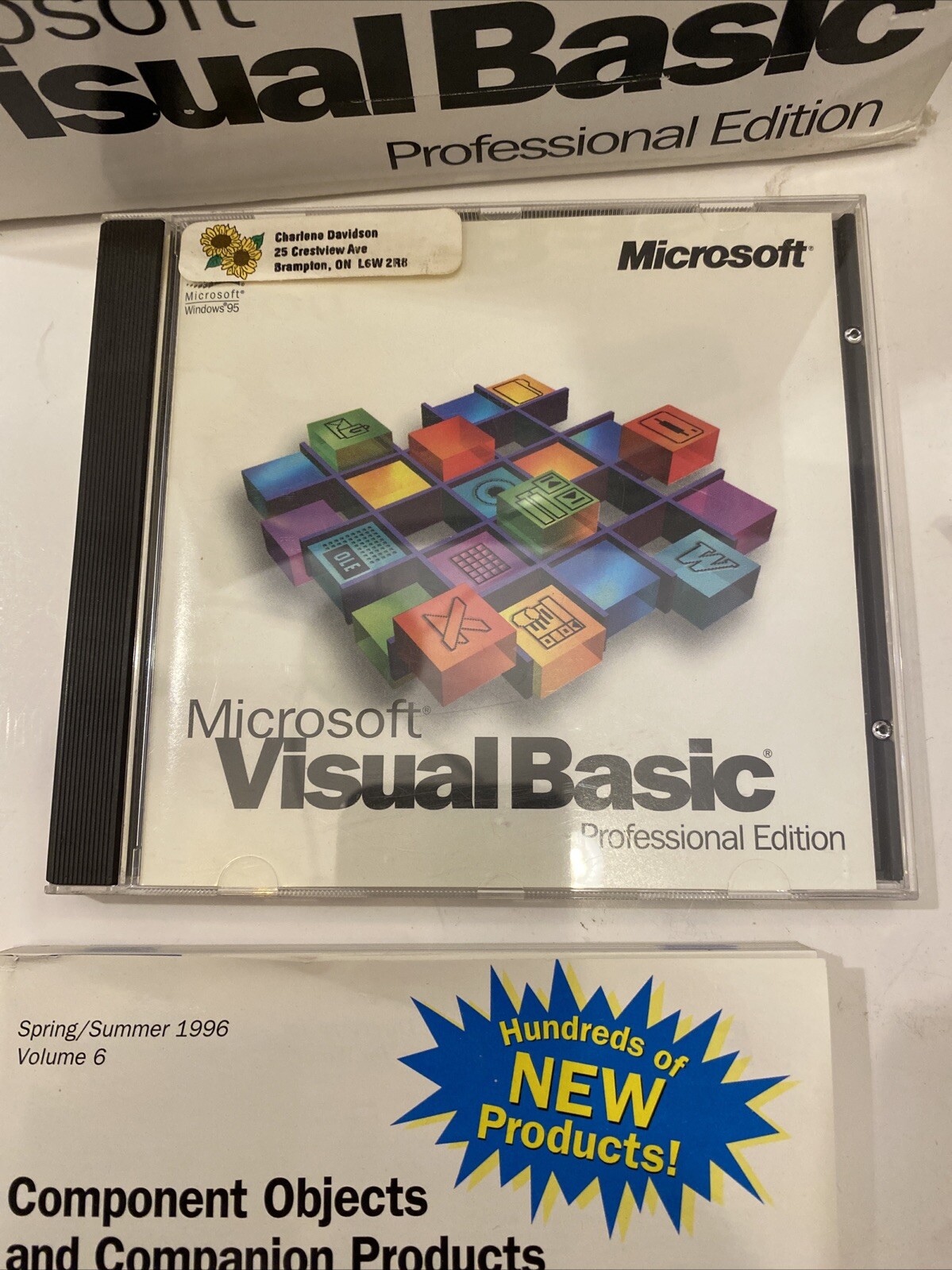 Microsoft Visual Basic 4.0 Professional Edition For Windows 95 NT 3.1 Complete