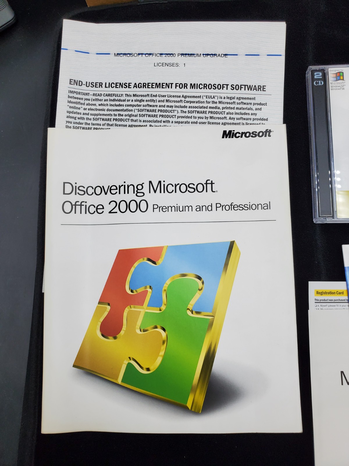 MICROSOFT OFFICE 2000 PREMIUM COMPLETE WIN 95 98 NT